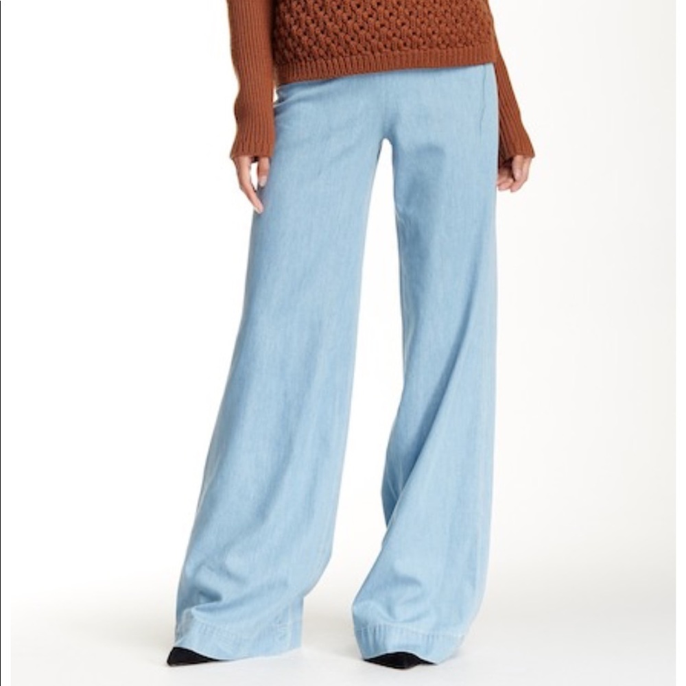 Alice + Olivia BackZip Wide Leg - Sz 2 - Reduced